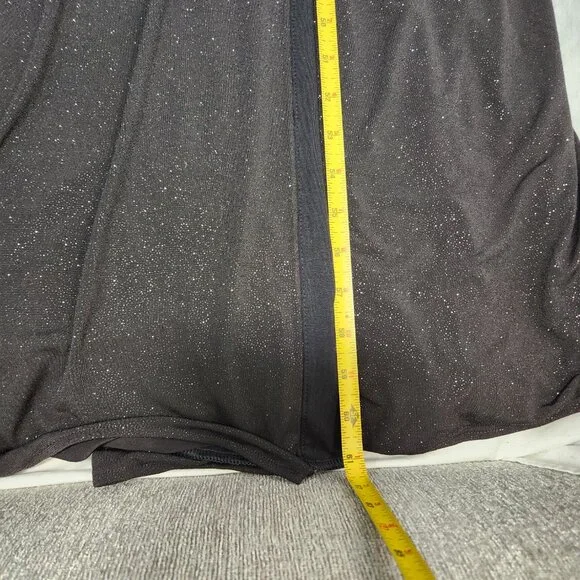 TIFFANY ROSE Maternity Isabella Glitter Black Surplice Dress Size6 USA 14/16. - Picture 14 of 16